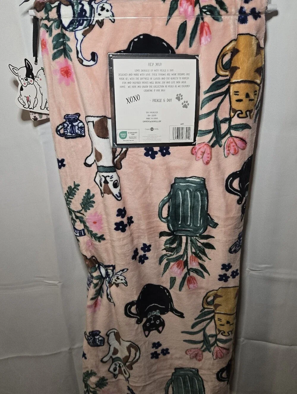 Pickle And Dot Throw Blanket